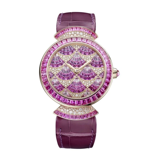 Bvlgari Divina Mosaica Pink Sapphire Woman's Watch 103492