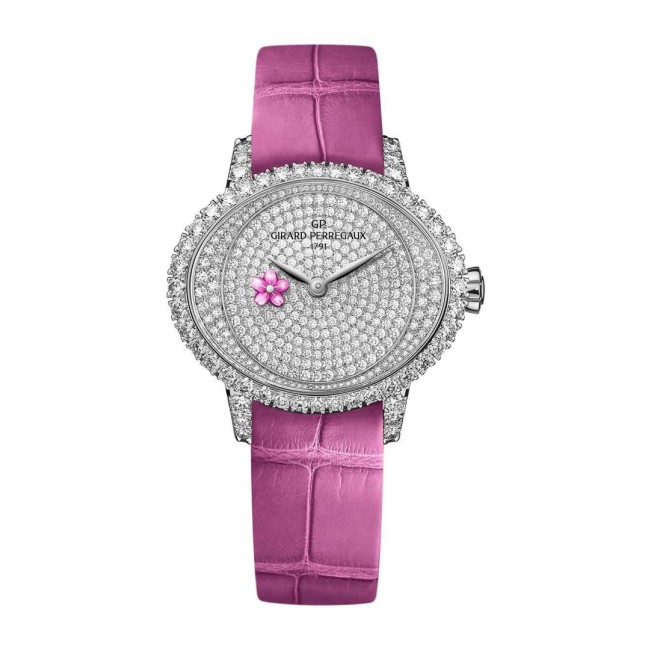 Girard-Perregaux Cat’S Eye Plum Blossom Woman's Watch 80498D53M7B1-BKLA