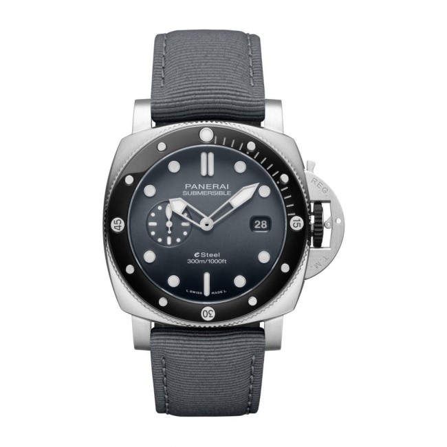 Panerai Submersible QuarantaQuattro eSteel Grigio Roccia Men's watch PAM01288