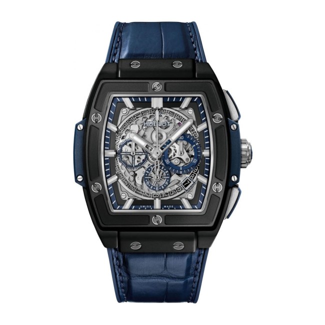 Hublot Spirit of Big Bang Ceramic Blue Men's Watch 641.CI.7170.LR