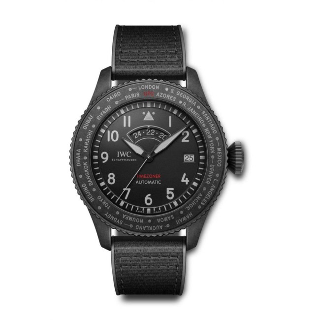 IWC Pilot’s Watch Timezoner TOP GUN Ceratanium Men's IW395505