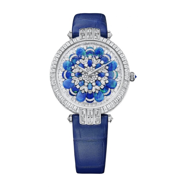 Harry Winston Premier Hypnotic Chrysanthemum Automatic 36mm Woman's Watch PRNAHM36WW028