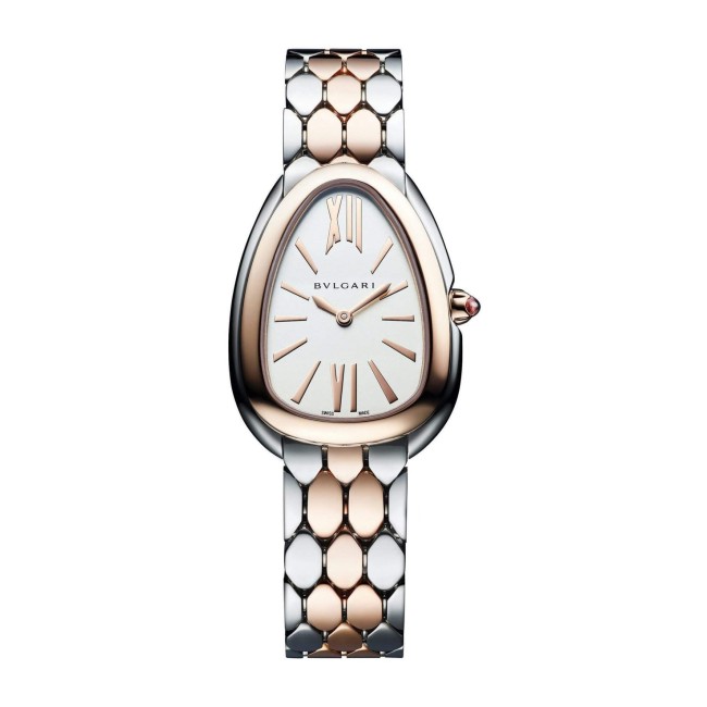 Bvlgari Serpenti Seduttori Steel And Rose Gold Woman's Watch 103277