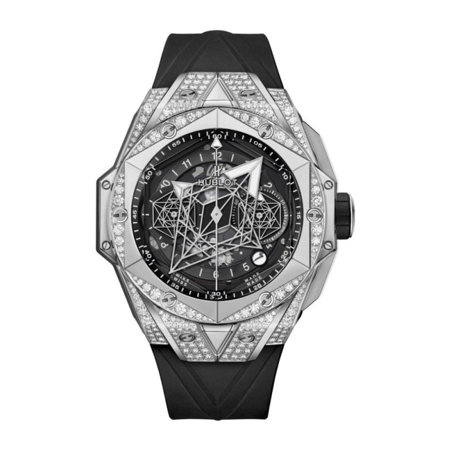 Hublot Big Bang Sang Bleu II Titanium Pavé Men's Watch 418.NX.1107.RX.1604.MXM20