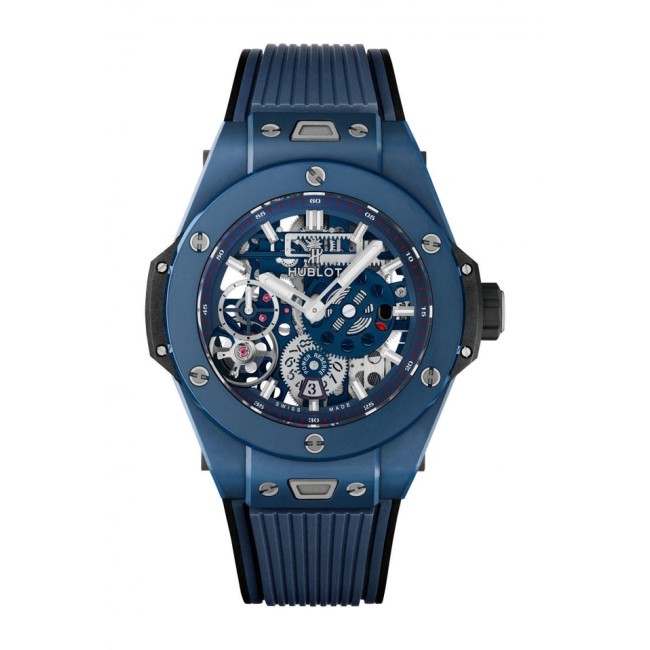 Hublot Big Bang MECA-10 Ceramic Blue Men's Watch 414.EX.5123.RX