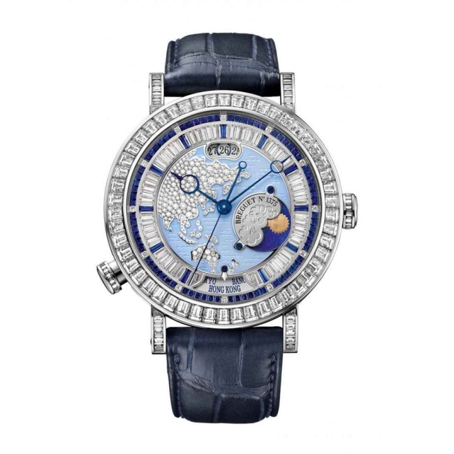 Breguet Classique Hora Mundi 5719 Men's Watch 5719PT/AS/9ZV/DD0D