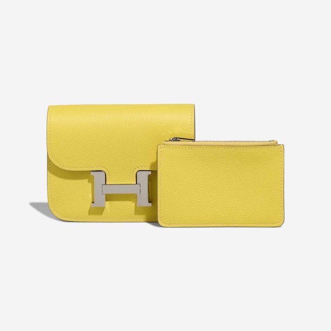 Constance Slim Wallet Evercolor Lime