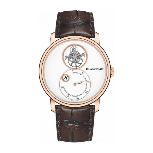 Blancpain Villeret Tourbillon Volant Heure Sautante Minute Retrograde Men's watch 66260-3633-55B