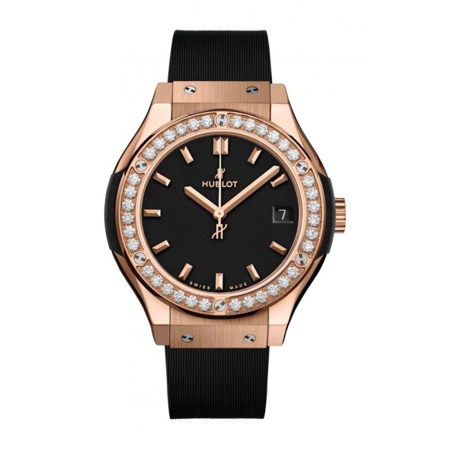 Hublot Classic Fusion King Gold Diamonds Men's Watch 565.OX.1480.RX.1204