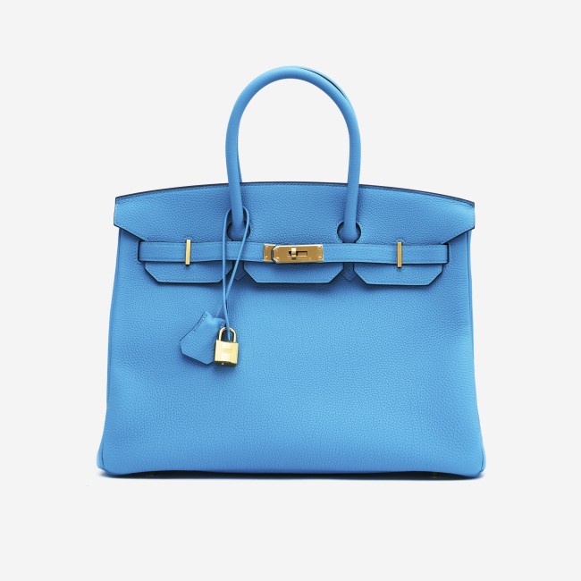 Birkin Togo 35 Bleu Du Nord