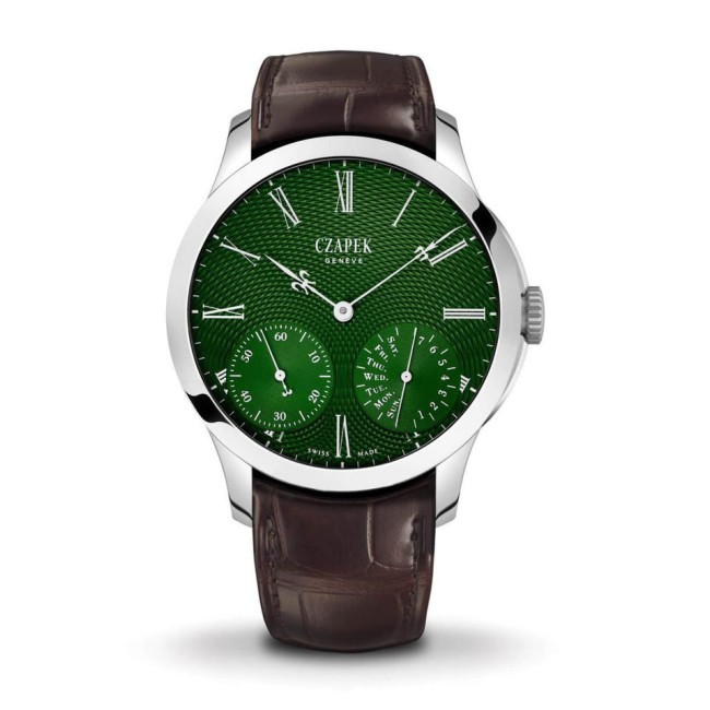 Czapek Quai des Bergues Emerald Green Men's Watch