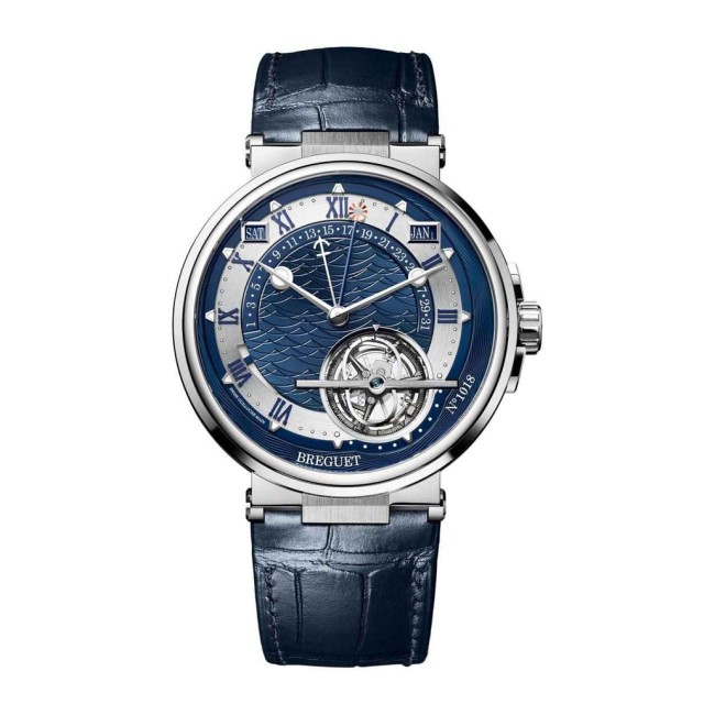 Breguet Marine Tourbillon Équation Marchante 5887 Men's Watch 5887PT/Y2/9WV