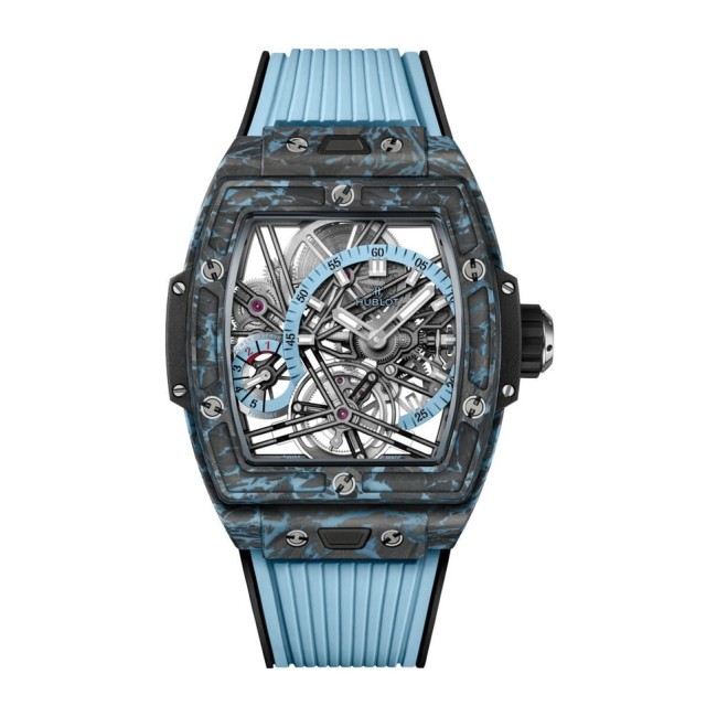 Hublot Spirit of Big Bang 5-Day Power Reserve Carbon Sky Blue Men's Watch 645.QL.5117.RX