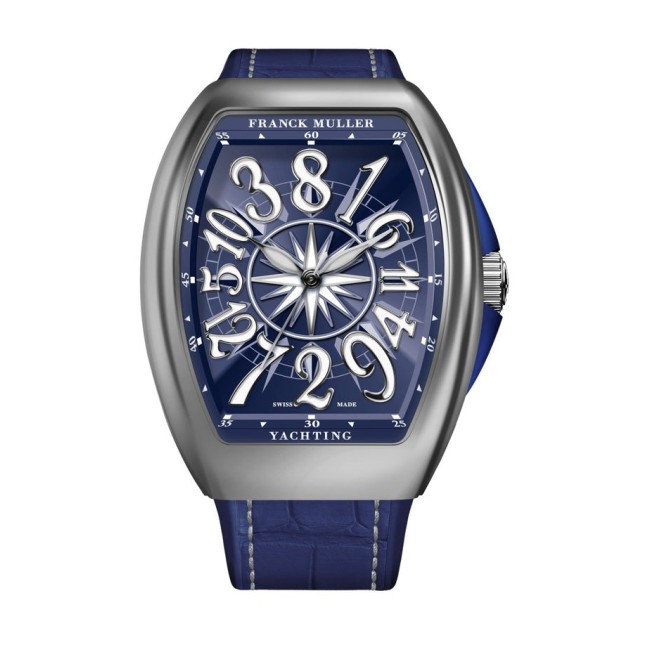 Franck Muller Vanguard Yachting Crazy Hours Men's Watch V 32 CH YACHT (BL) Blue Dial