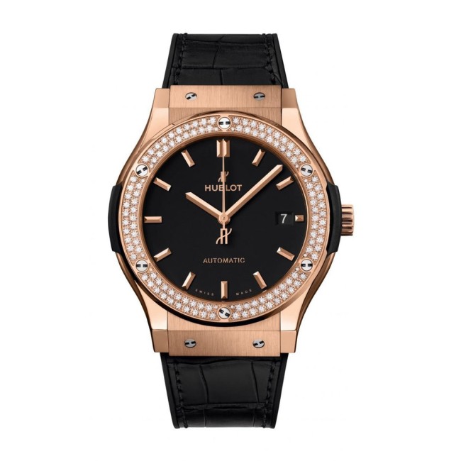 Hublot Classic Fusion King Gold Diamonds Men's Watch 542.OX.1181.LR.1104