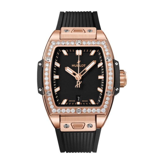 Hublot Spirit of Big Bang King Gold Diamonds Woman's Watch 682.OX.1180.RX.1204