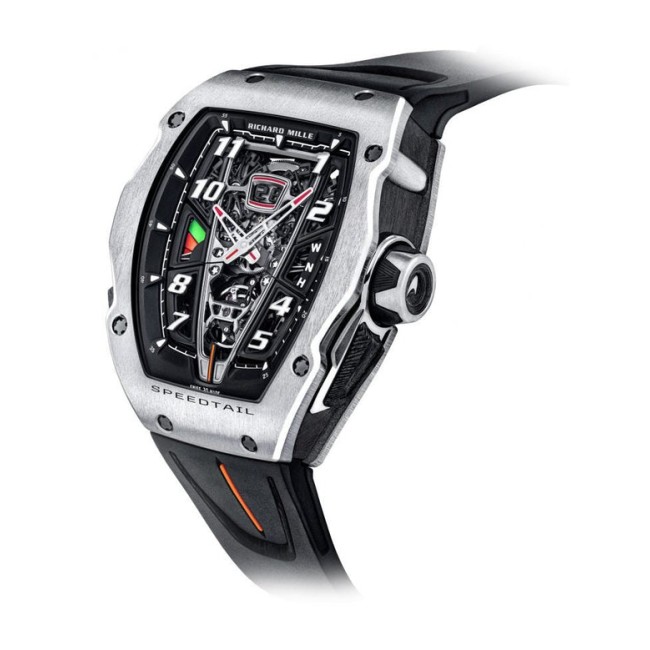 Richard Mille RM 40-01 Automatic Tourbillon McLaren Speedtail Men's watch Carbon,Titanium