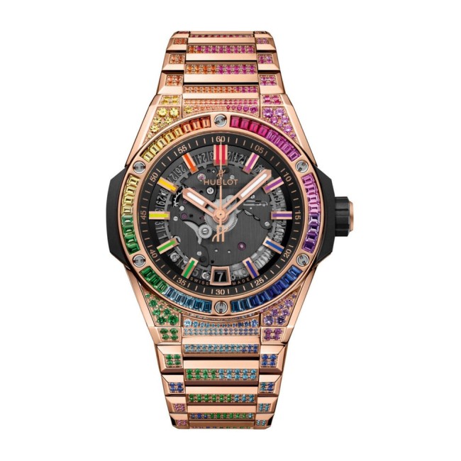 Hublot Big Bang Unico Time Only Rainbow Men's Watch 456.OX.0180.OX.3999