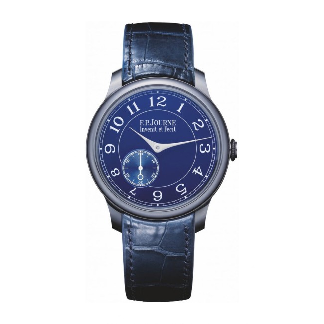 F.P.Journe 39mm Chronomètre Bleu Men's Watch Blue strap