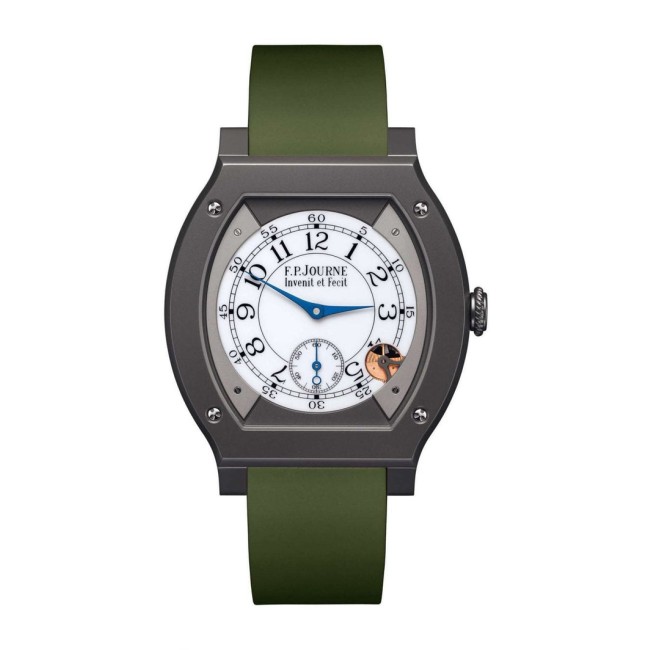 F.P.Journe 40mm élégante 48 Titalyt Men's Watch Green strap Titanium