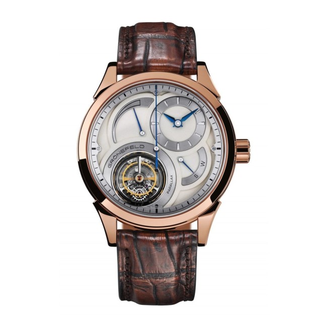 Grönefeld Parallax Tourbillon RG Men's Watch