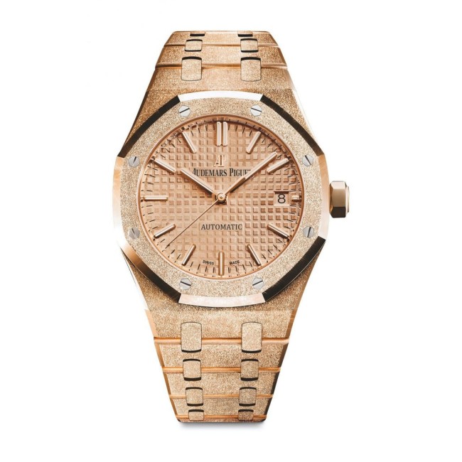 Audemars Piguet Royal Oak Frosted Gold Selfwinding Woman's Watch 15454OR.GG.1259OR.03