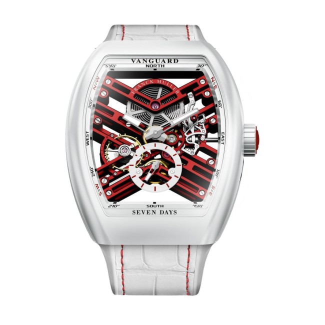 Franck Muller Vanguard Skeleton Swiss Limited Edition Men's Watch V 45 S6 SQT BC (ER)