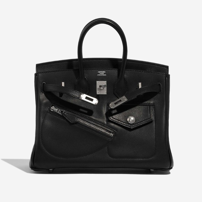 Birkin The Rock 25 Veau Volupto Black