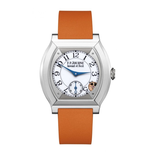 F.P.Journe 35mm élégante 40 Titanium Woman's Watch Orange strap