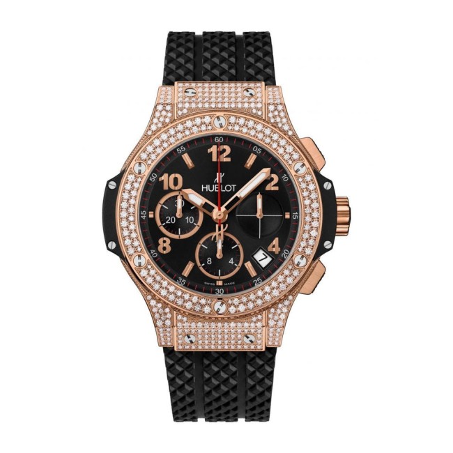 Hublot Big Bang Gold Pavé Woman's Watch 341.PX.130.RX.174