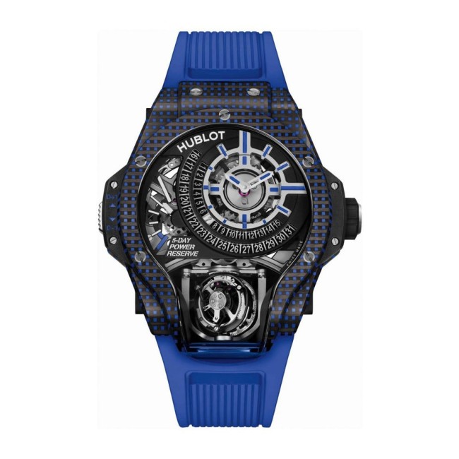 Hublot MP-09 Tourbillon Bi-Axis 5 Days Power Reserve 3D Carbone Men's Watch 909.QDB.1120.RX