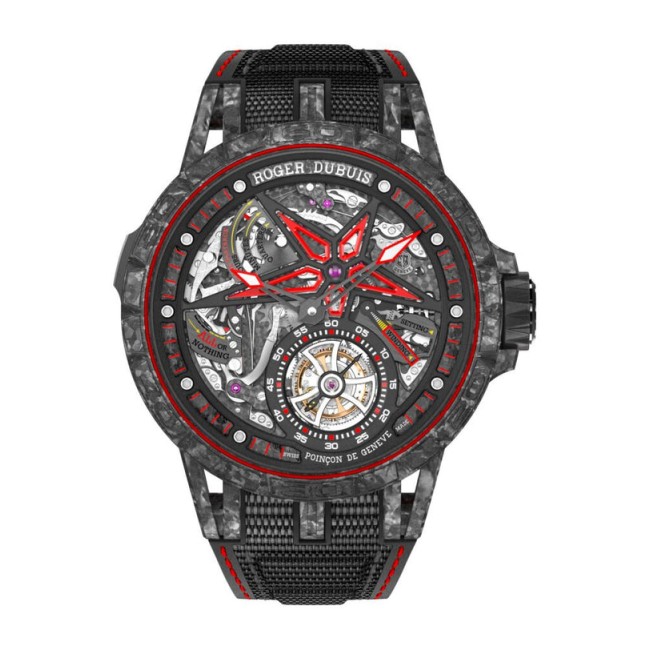 Roger Dubuis Excalibur Spider Minute Repeater Tourbillon Carbon Men's watch RDDBEX0774