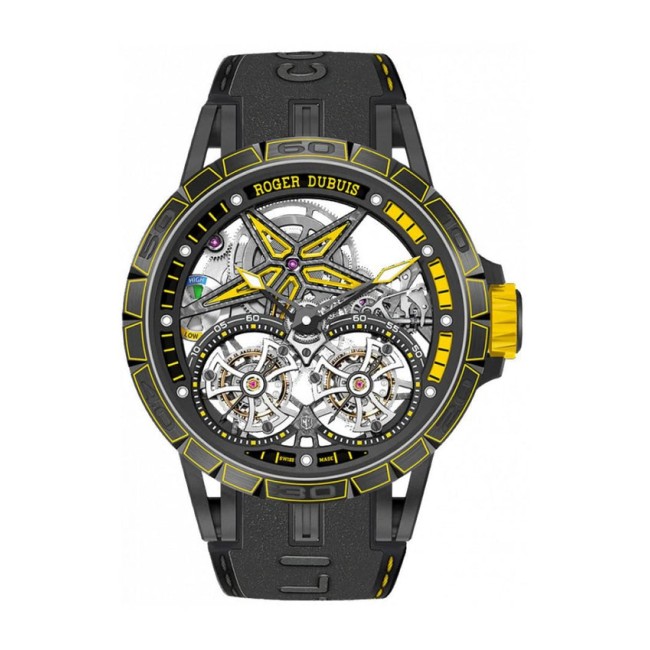 Roger Dubuis Excalibur Spider Pirelli – Double Flying Tourbillon Men's watch RDDBEX0755