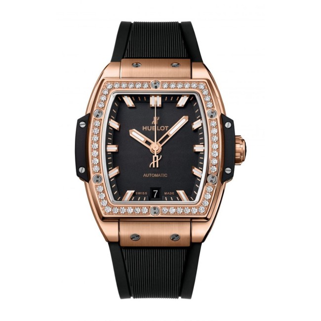 Hublot Spirit of Big Bang King Gold Diamonds Woman's Watch 665.OX.1180.RX.1204