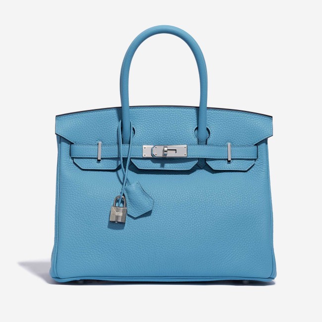 Birkin 30 Taurillion Clemence Blue du Nord