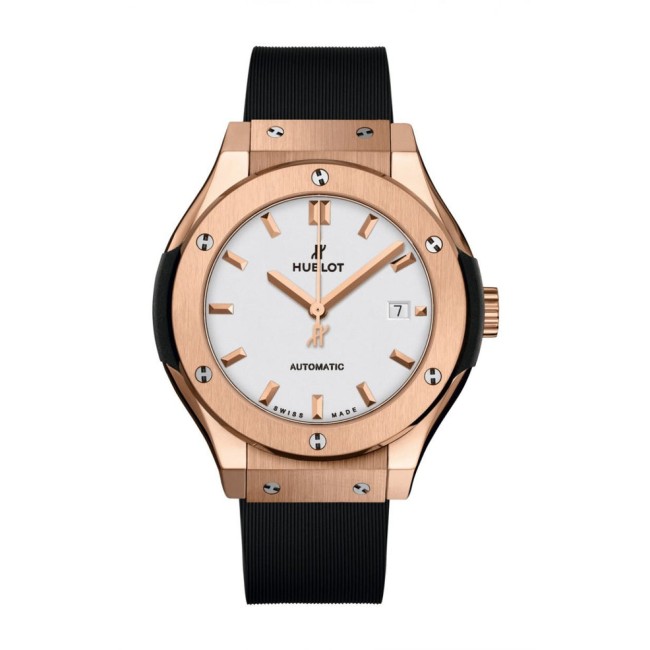 Hublot Classic Fusion King Gold Opalin Woman's Watch 582.OX.2610.RX