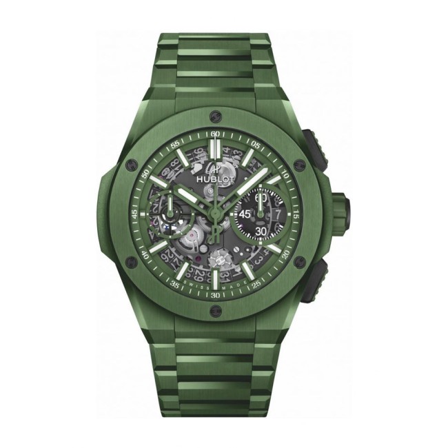 Hublot Big Bang Integral Green Ceramic Men's Watch 451.GX.5220.GX