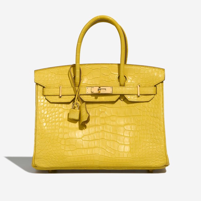 Birkin 30 Matte Alligator Mimosa