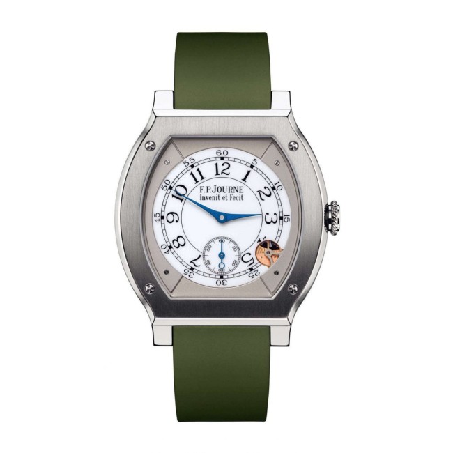 F.P.Journe 40mm élégante 48 Titanium Men's Watch Green strap Titanium