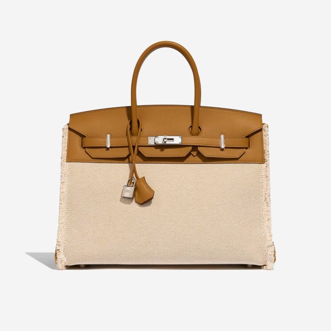 Birkin Fray 35 Swift / Toile Sesame