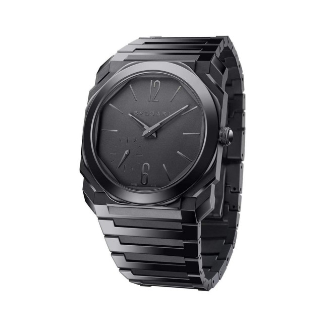 Bvlgari Octo Finissimo Automatic Black Sandblast-Polished Ceramic Men's Watch 103368