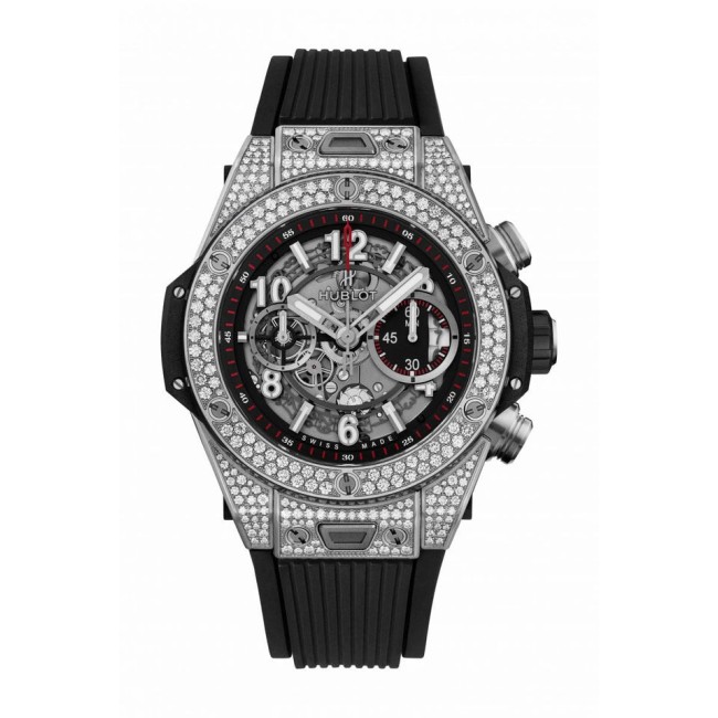 Hublot Big Bang Unico Titanium Pavé Men's Watch 411.NX.1170.RX.1704