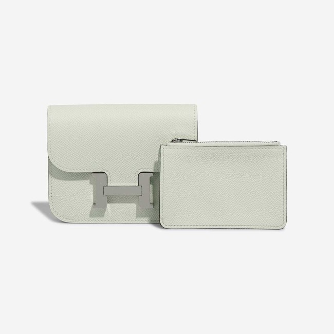 Constance Slim Wallet Epsom Vert Fizz