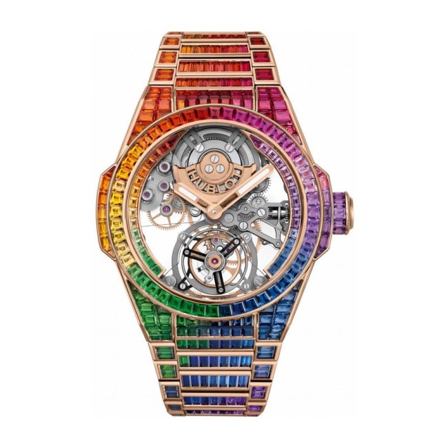 Hublot Big Bang Integral Tourbillon Rainbow Men's Watch 455.OX.9900.OX.9999