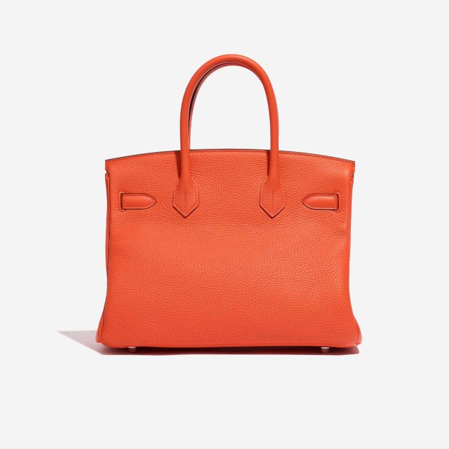 Birkin 30 Taurillon Clemence Orange Poppy / Blush