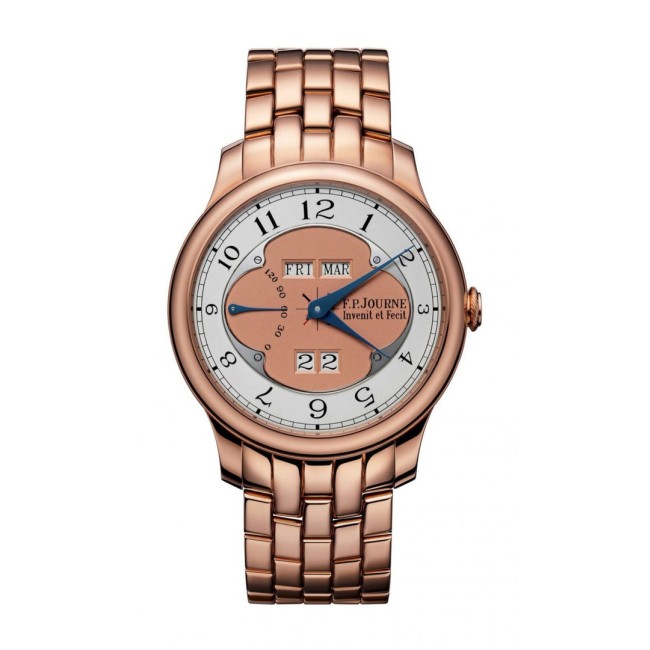 F.P.Journe 40mm Quantième Perpétuel Gold Dial Men's Watch Red Gold