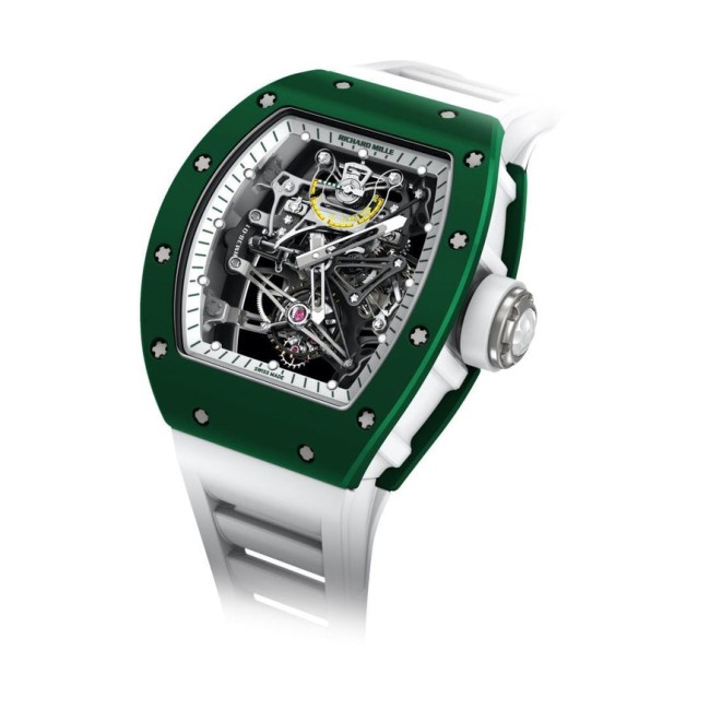 Richard Mille RM 38-01 Manual Winding Tourbillon G-sensor Bubba Watson Men's watch Ceramic,Titanium