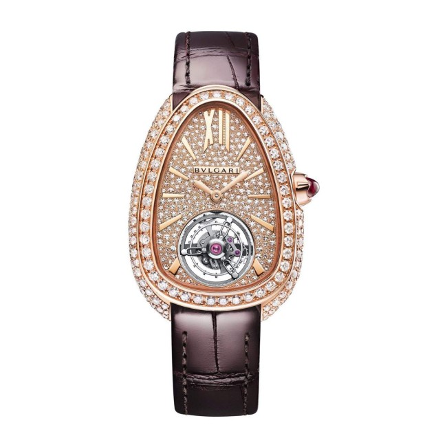 Bvlgari Serpenti Seduttori Tourbillon Rose Gold Woman's Watch 103257