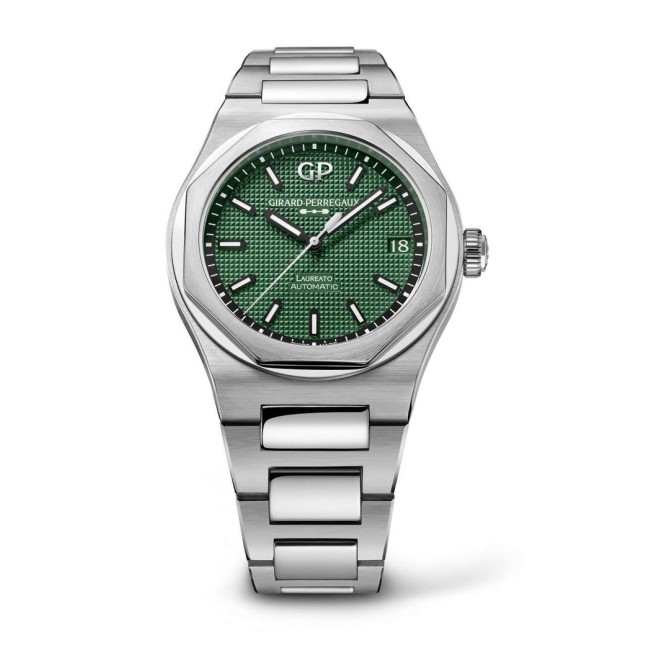 Girard-Perregaux Laureato 42mm Green Men's Watch 81010-11-3153-1CM