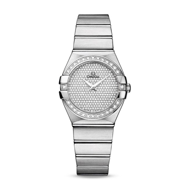 Omega Quartz 27 mm Woman's watch 123.55.27.60.99.001